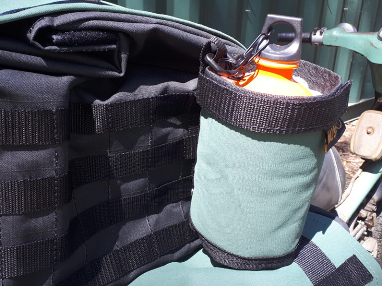 1L Fuel Bottle and Molle Holder Australian Made Canvas